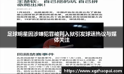 足球明星因涉嫌犯罪被判入狱引发球迷热议与媒体关注